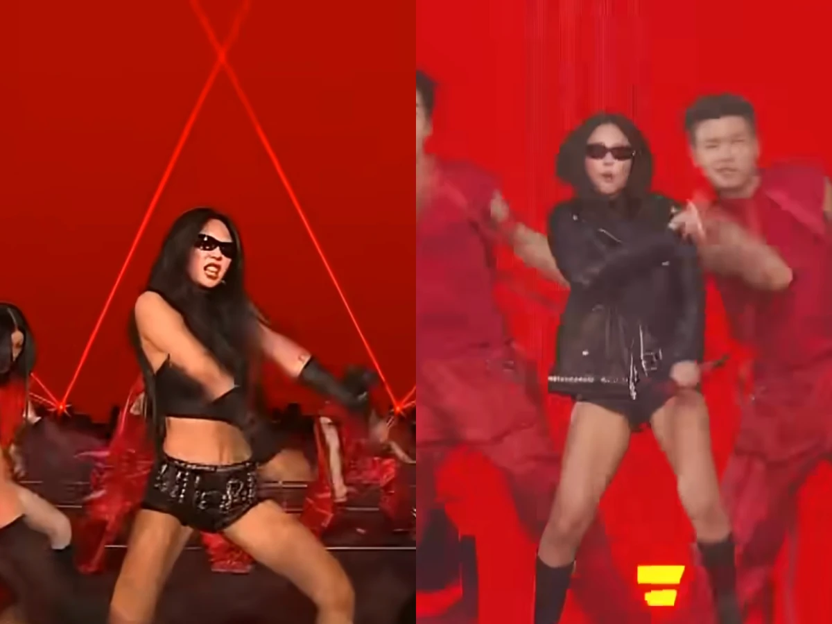 Jennie 金唱片全身克羅心訂製服