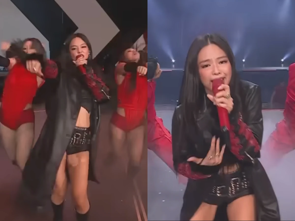 Jennie 金唱片全身克羅心訂製服