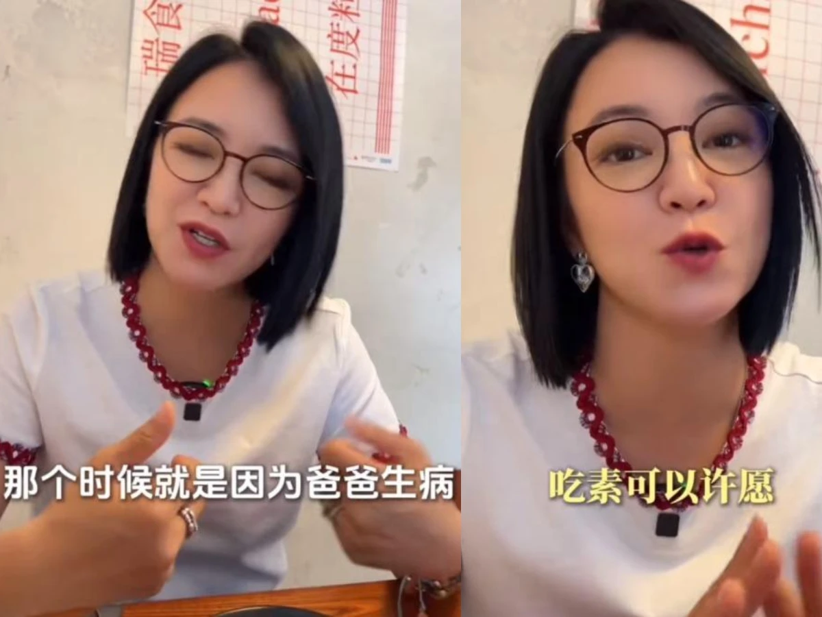 網友勸他吃葷營養，阿雅解釋吃葷好處