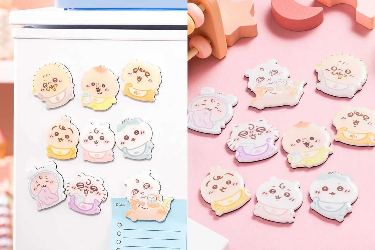 吉伊卡哇寶寶第二彈小物！激萌圍兜兜、磁鐵激萌必入手