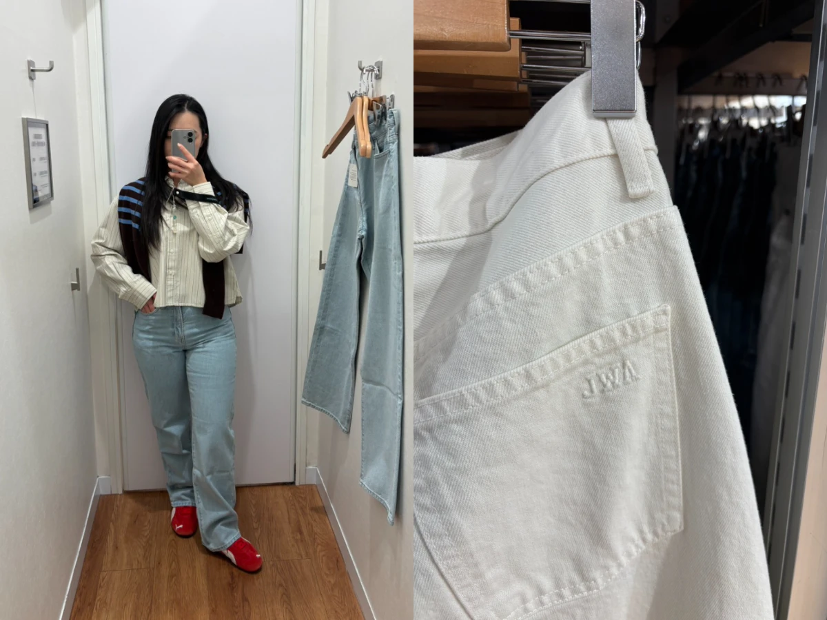 UNIQLO JW ANDERSON 直筒牛仔褲