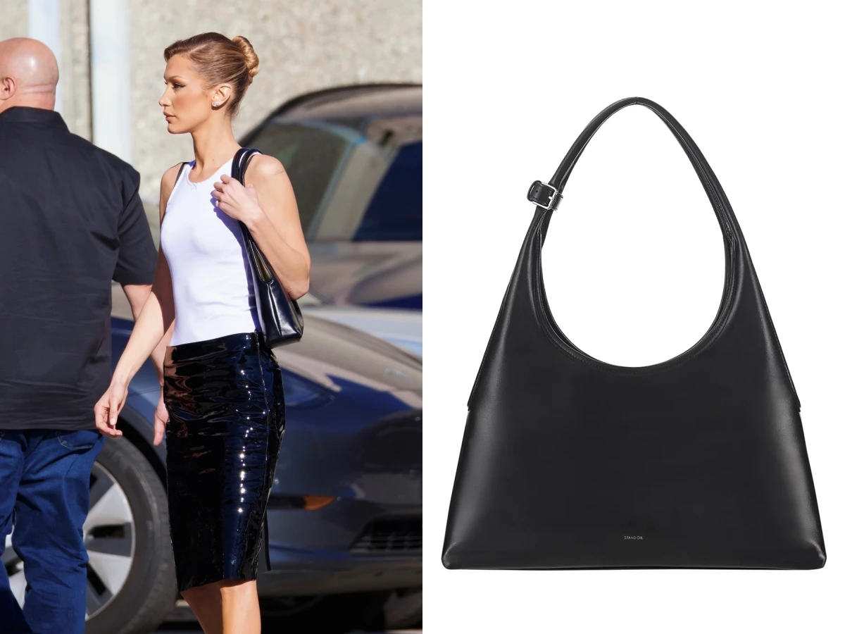 Bella Hadid街拍揹Standoil Ringo Bag