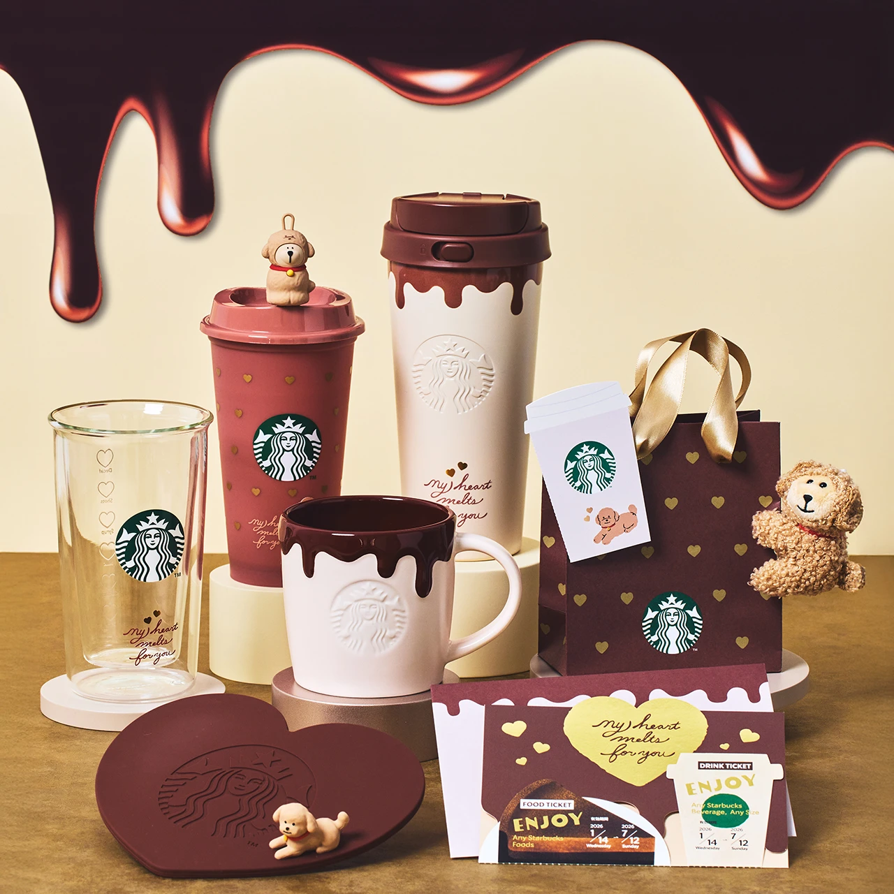 日本星巴克2026情人節周邊