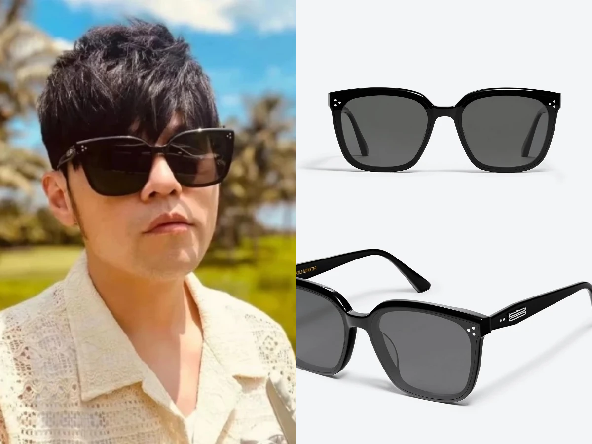 周杰倫,昆凌,GM墨鏡