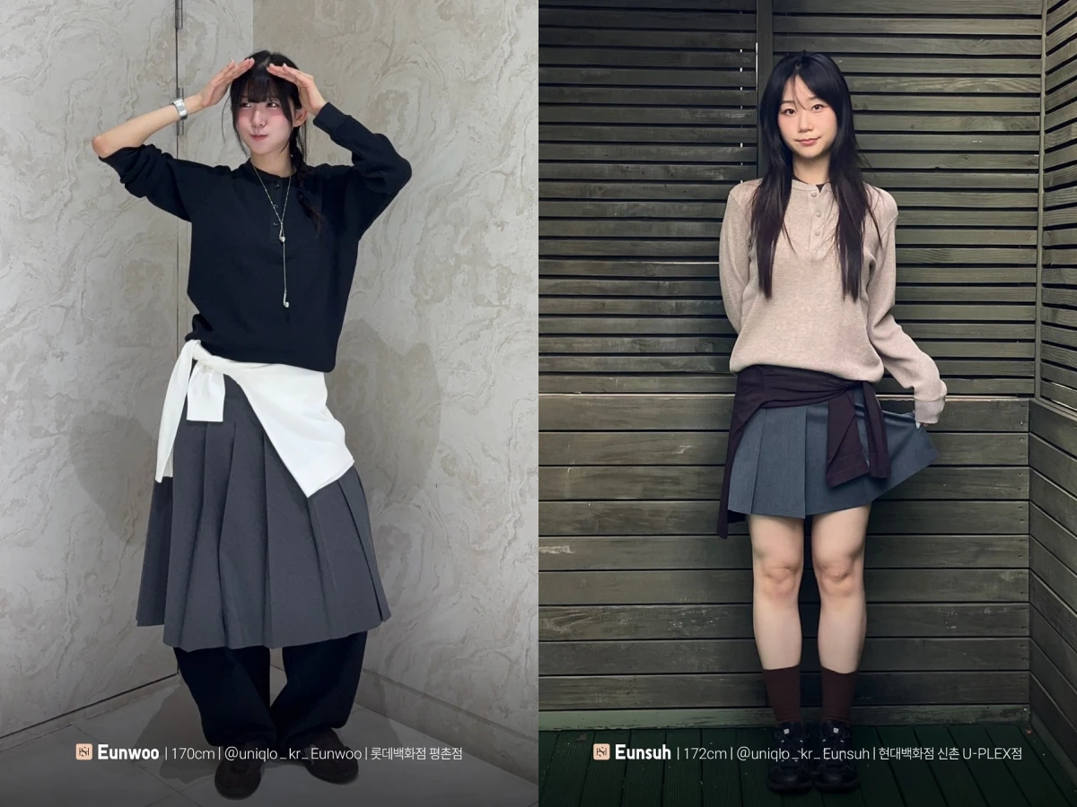 韓國熱賣！ UNIQLO 羅紋亨利領T恤