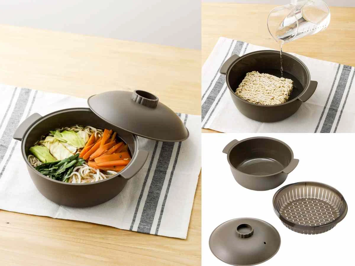 3COINS日本店員大推廚房好物3.微波爐瀝水拉麵碗