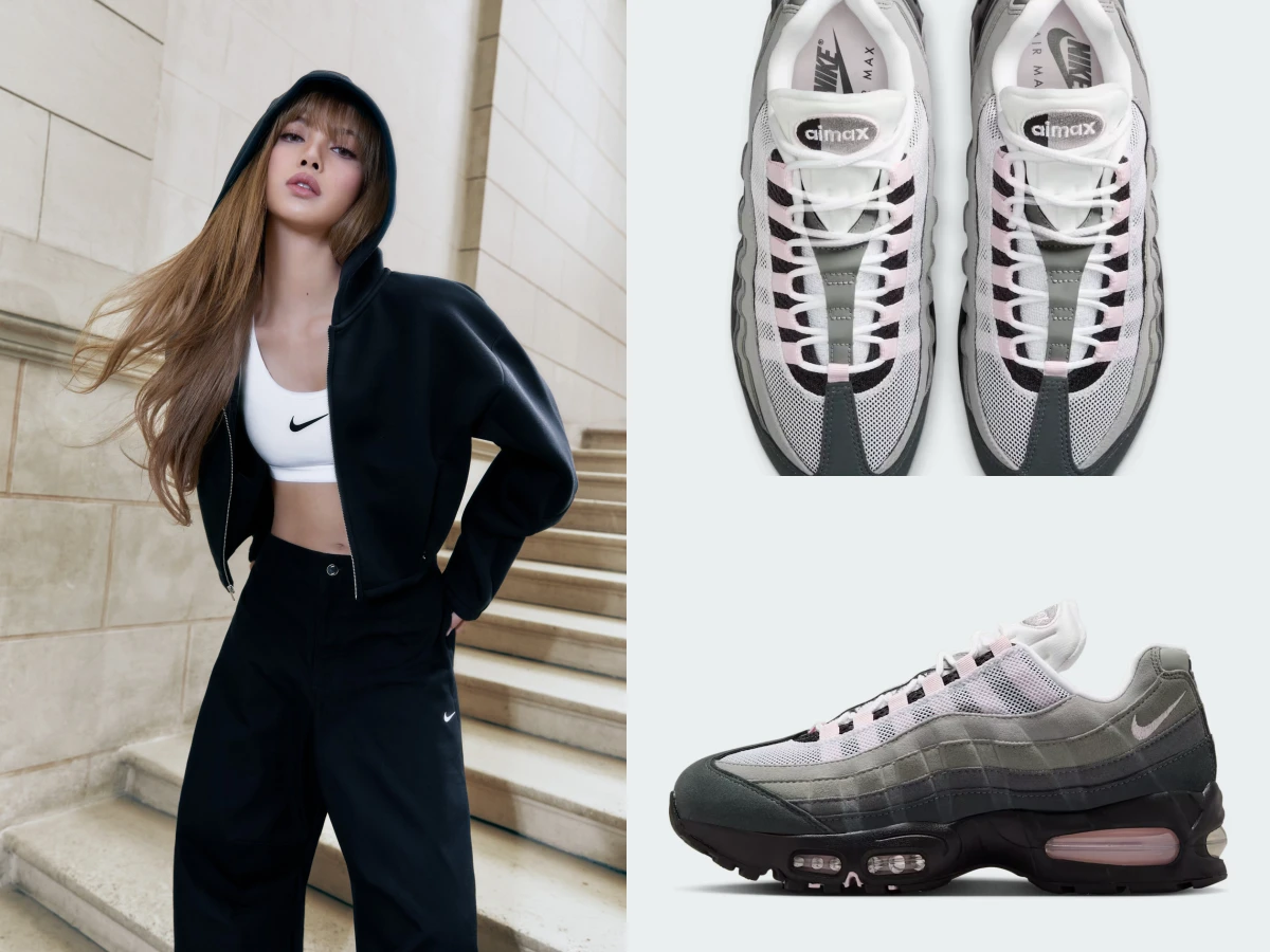 LISA加入Nike，穿上 Air Max 95 復古回潮！