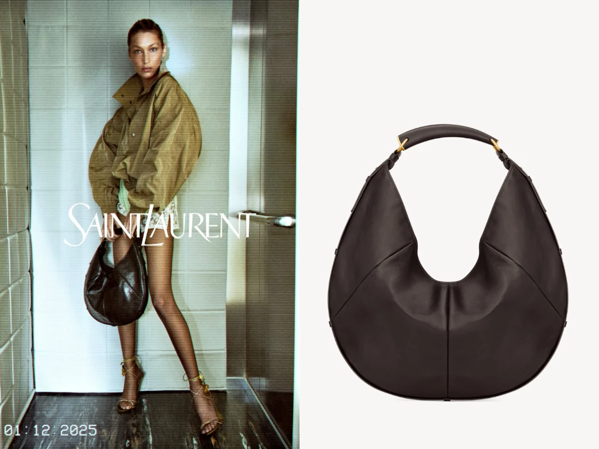 SAINT LAURENT MOMBASA小型皮革手袋，NT.99,000；MOMBASA中型皮革手袋，NT.121,850；MOMBASA大型皮革手袋，NT.158,000