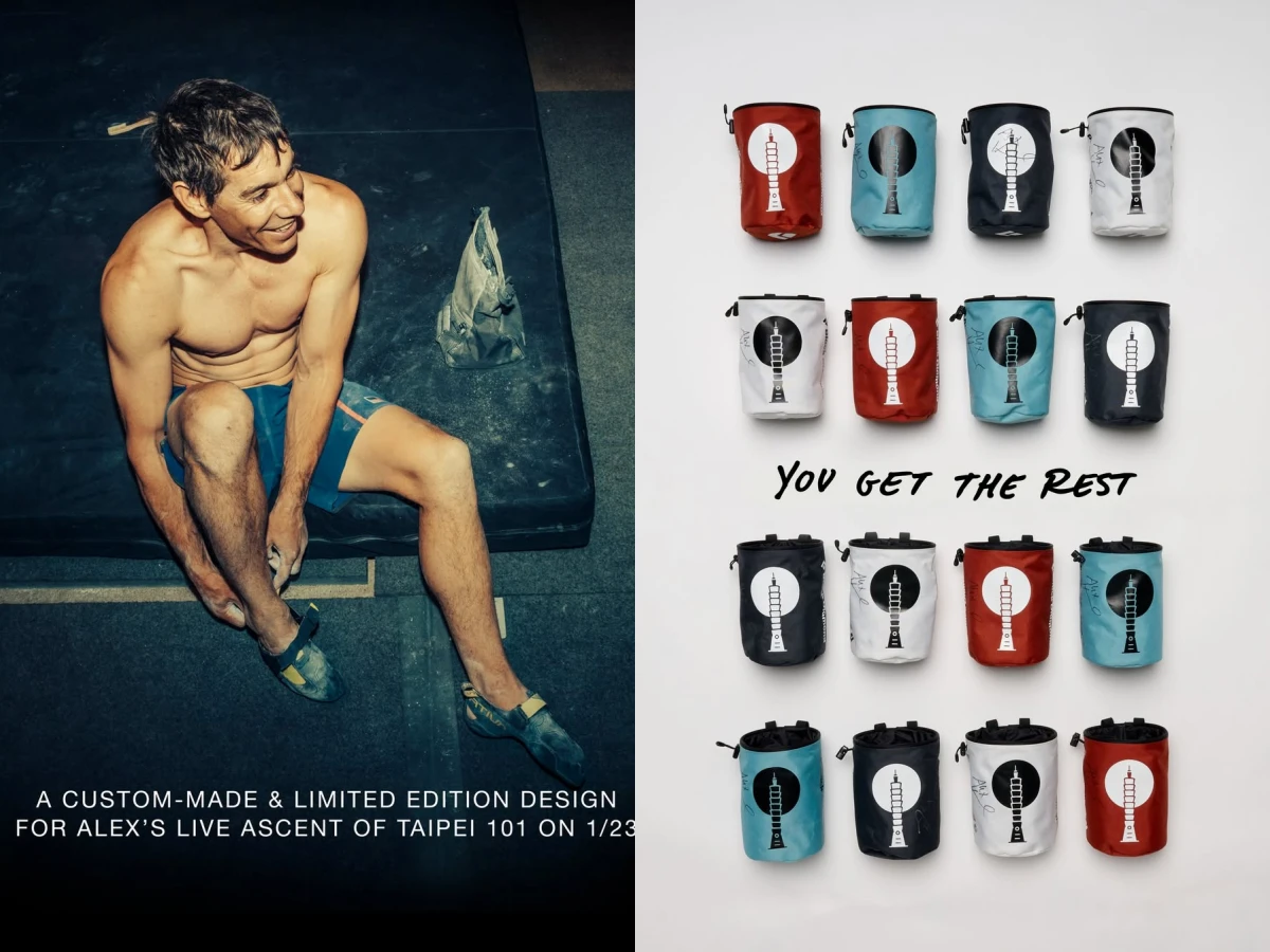 Alex Honnold 同款裝備清單！限量101粉袋、勞力士、鞋款顏色也有意義