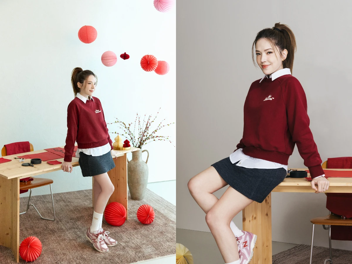 許瑋甯New Balance穿搭