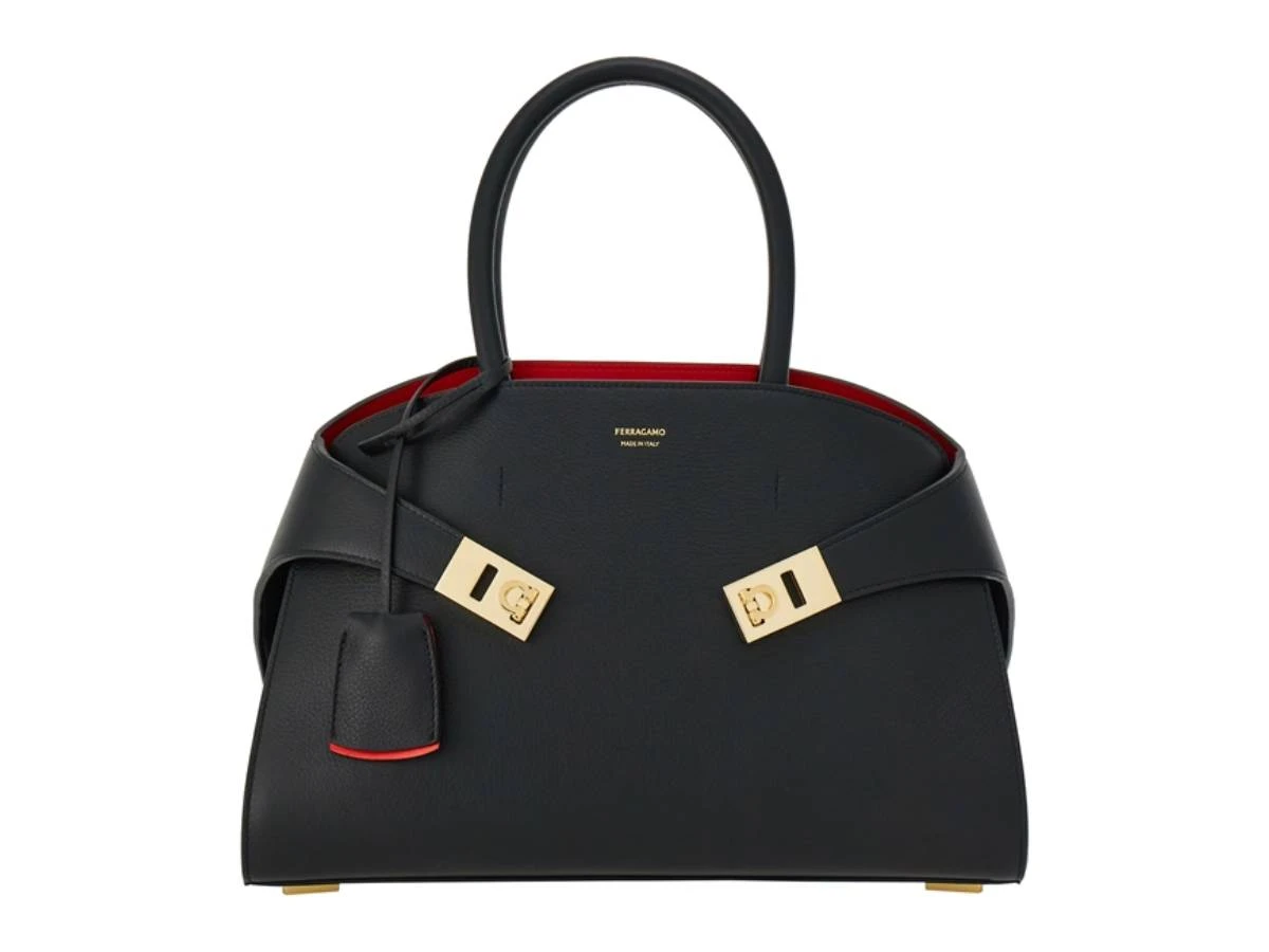馬年包包：FERRAGAMO Hug bicolor handbag
