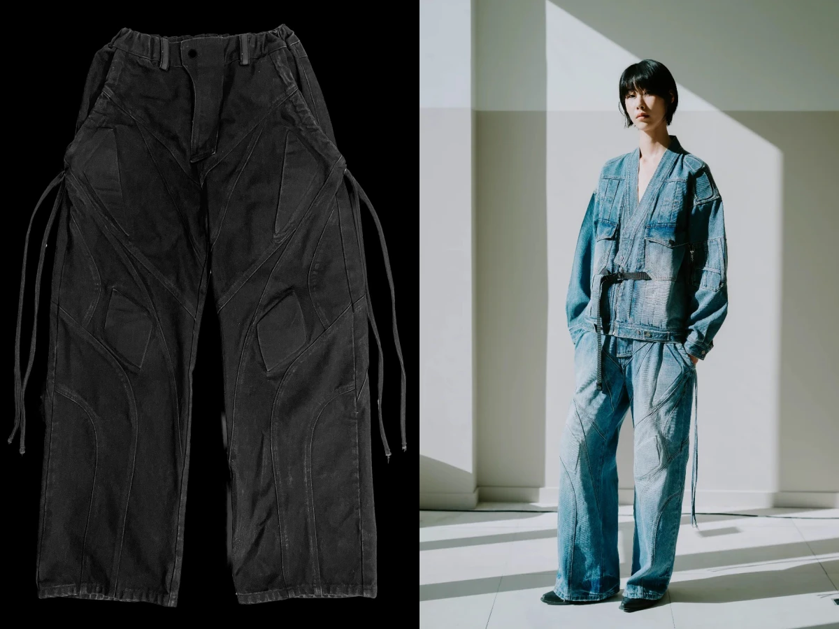 LISA 牛仔寬褲出自香港設計師品牌