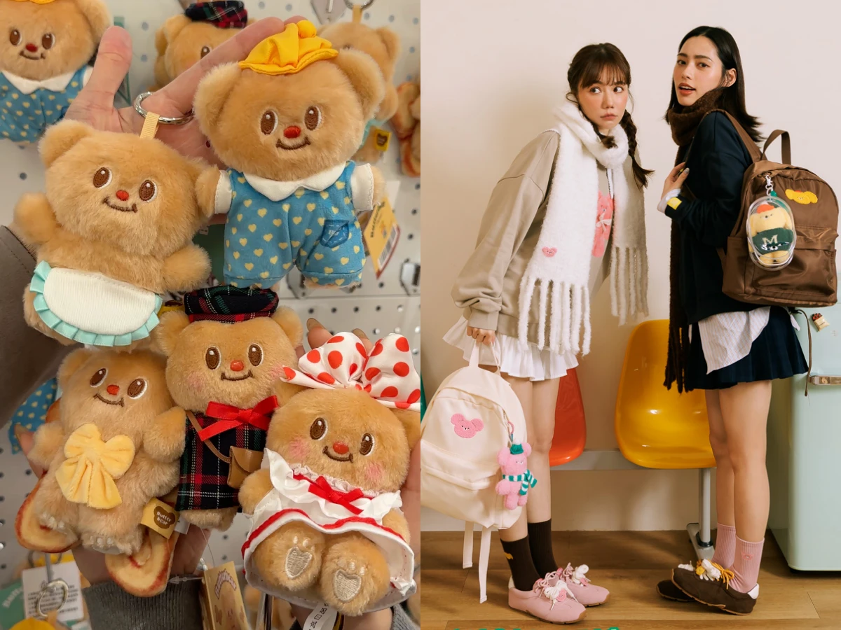 泰國人氣Butterbear聯名首登台！吊飾、居家服、大學踢太欠收！韓國人氣芥末熊盲盒也登場