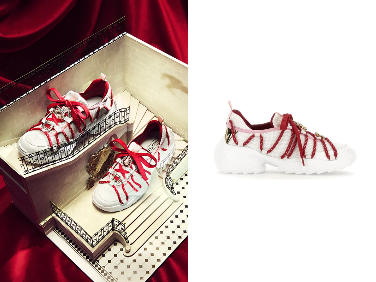 Roger Vivier 馬年限定款 Viv' Zag 鑽扣休閒鞋 NT.59,900