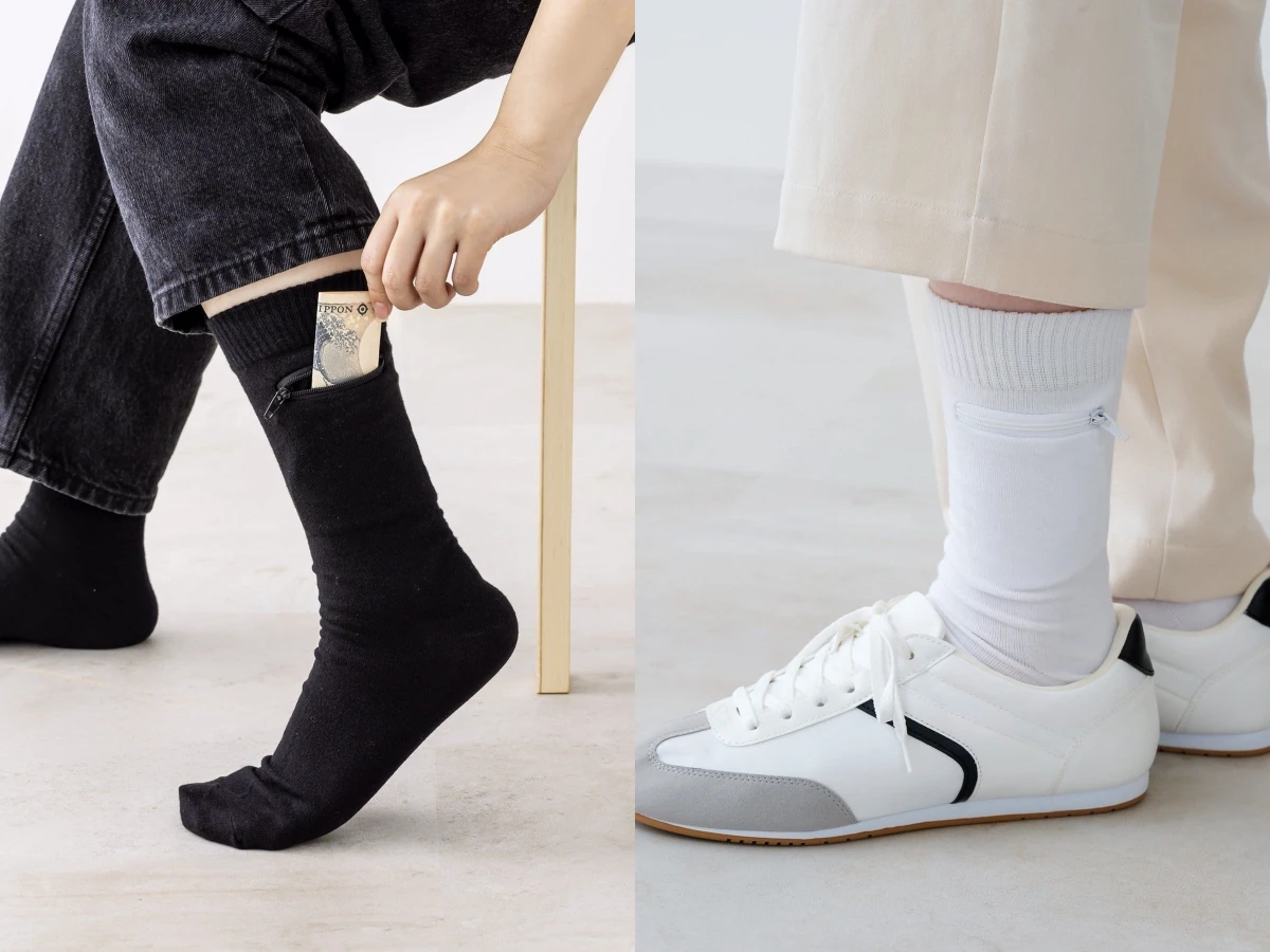 旅遊防偷技巧：3COINS 旅行安全襪、收納髮帶