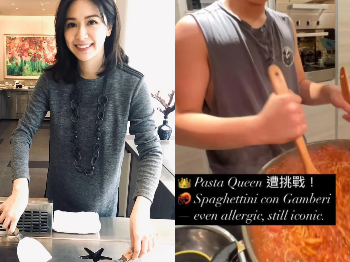 連勝文大讚老婆蔡依珊是「Pasta Queen」