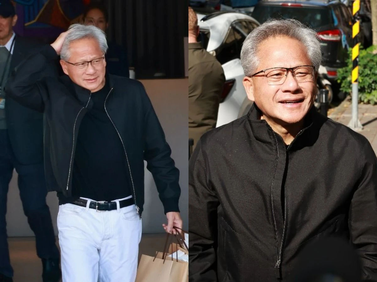 黃仁勳改穿飛行外套