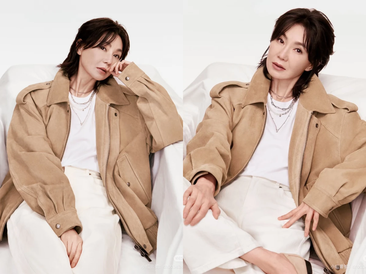 麂皮外套繼續流行！跟著高允貞、昆凌、Jennie、張曼玉學麂皮外套穿搭