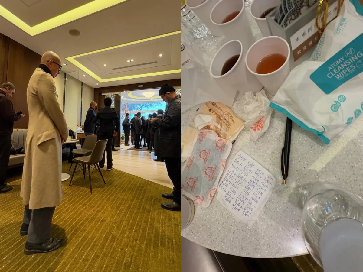 酷龍隊員姜元來來台參加大S雕像揭幕儀式