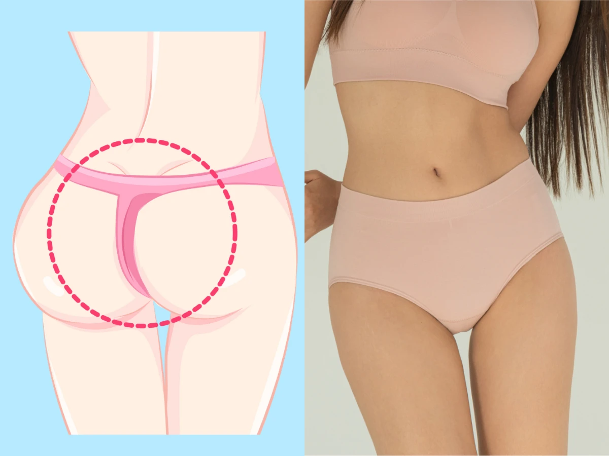 O型臀型：包覆性強的內褲