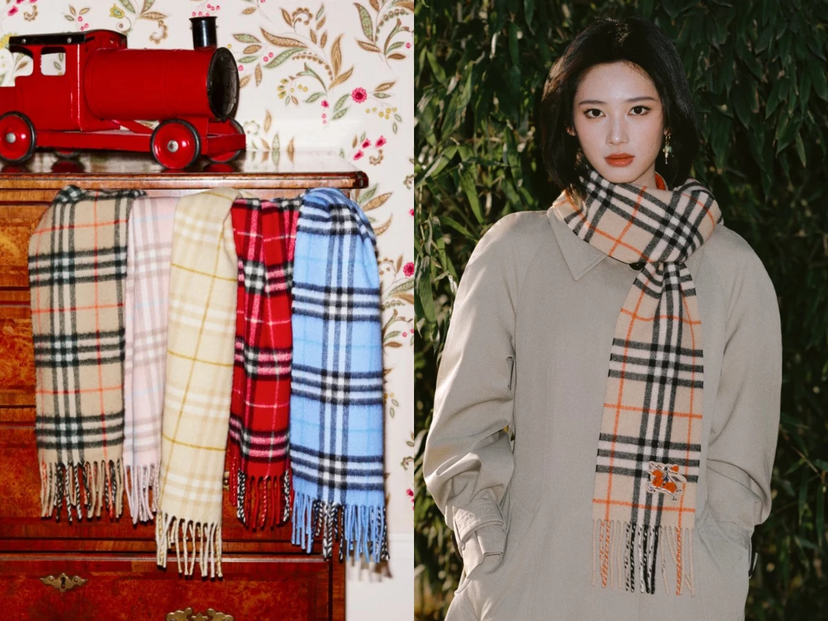 比風衣還搶手！Burberry「格紋圍巾」全球爆紅，經典單品投資永不出錯