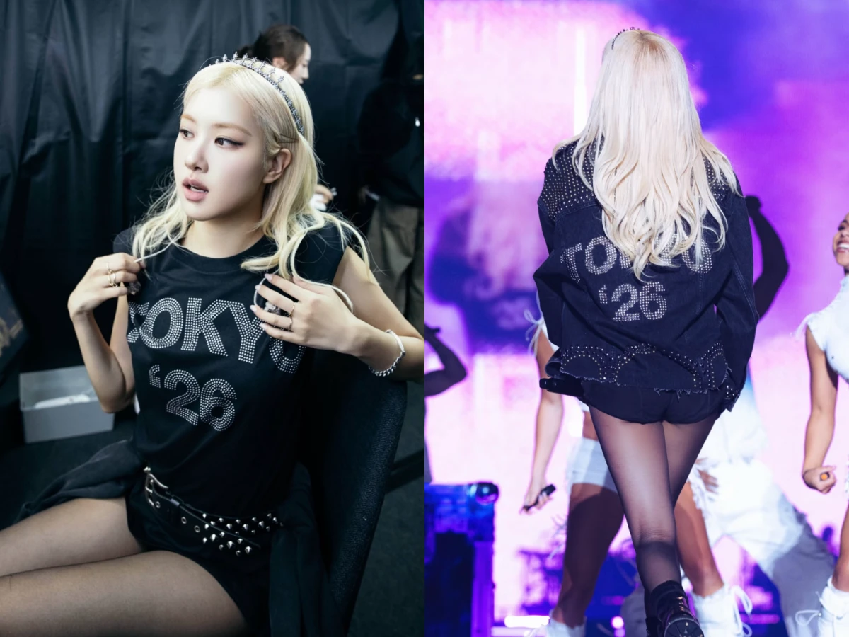 Ros&eacute; 穿上Levi&rsquo;s&reg;全新寬鬆靴型丹寧褲 (Loose Boot) 最顯瘦寬褲