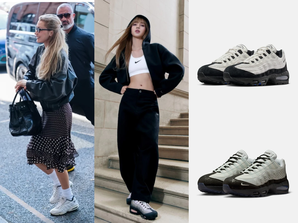 NIKE「Air Max 95」氣墊鞋復古回歸！LISA同款首爾瘋搶，木村拓哉穿了30年依舊愛