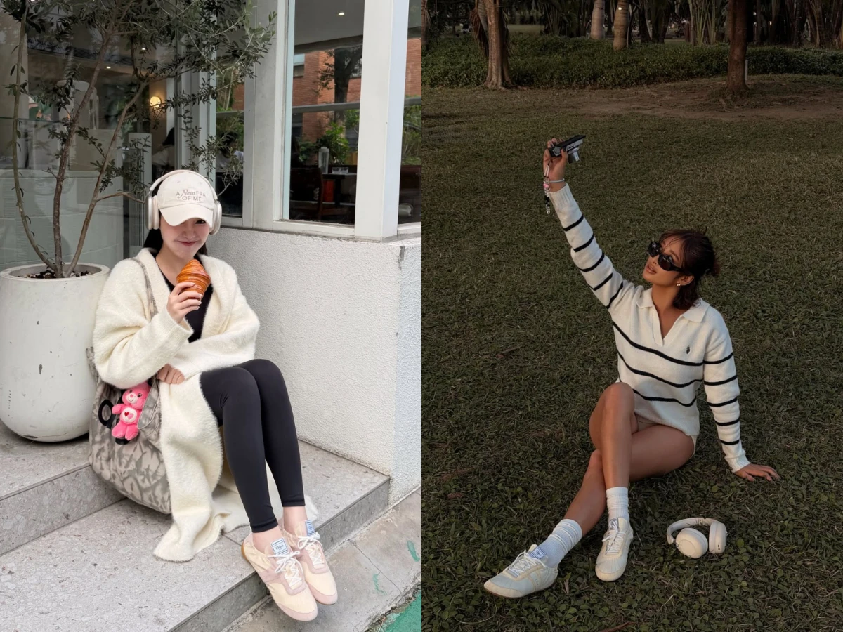 Chlo&eacute; Kick淡粉色芭蕾休閒鞋，NT.23,800；Chlo&eacute; Kick鵝黃色芭蕾休閒鞋，NT.24,800