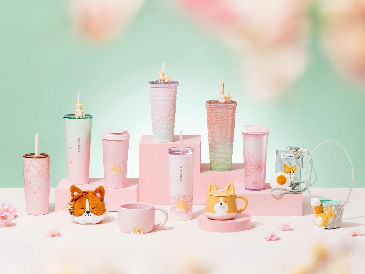 全新春季杯款，以夢幻春季為靈感登場，將粉嫩春意與自然氣息融入日常風景。