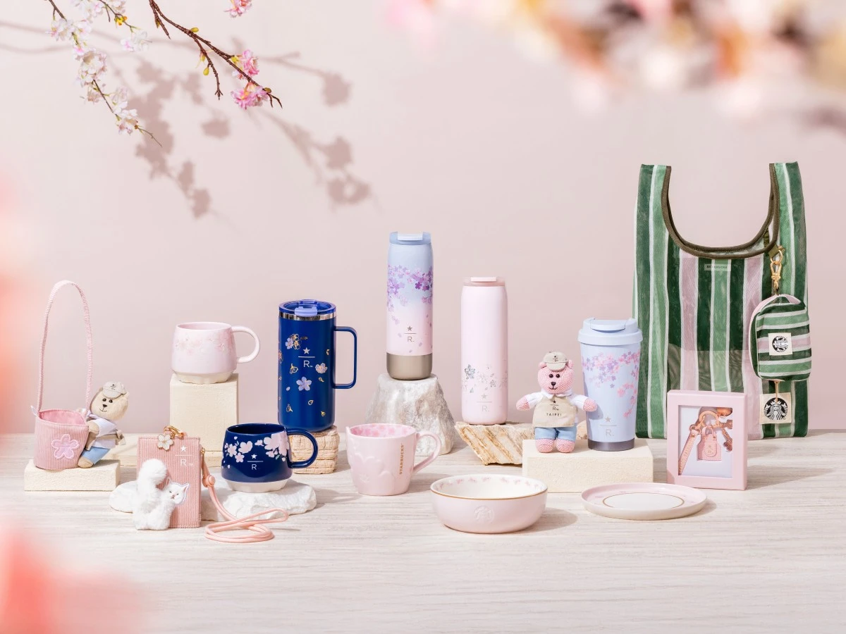 星巴克典藏DREAM PLAZA台北推出以櫻花為靈感的春日夢幻新品系列