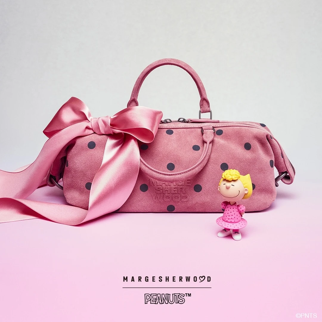 韓妞愛牌MARGESHERWOOD × 史努比聯名可愛爆擊！粉紅波士頓包、莎莉愛的告白字樣太Q