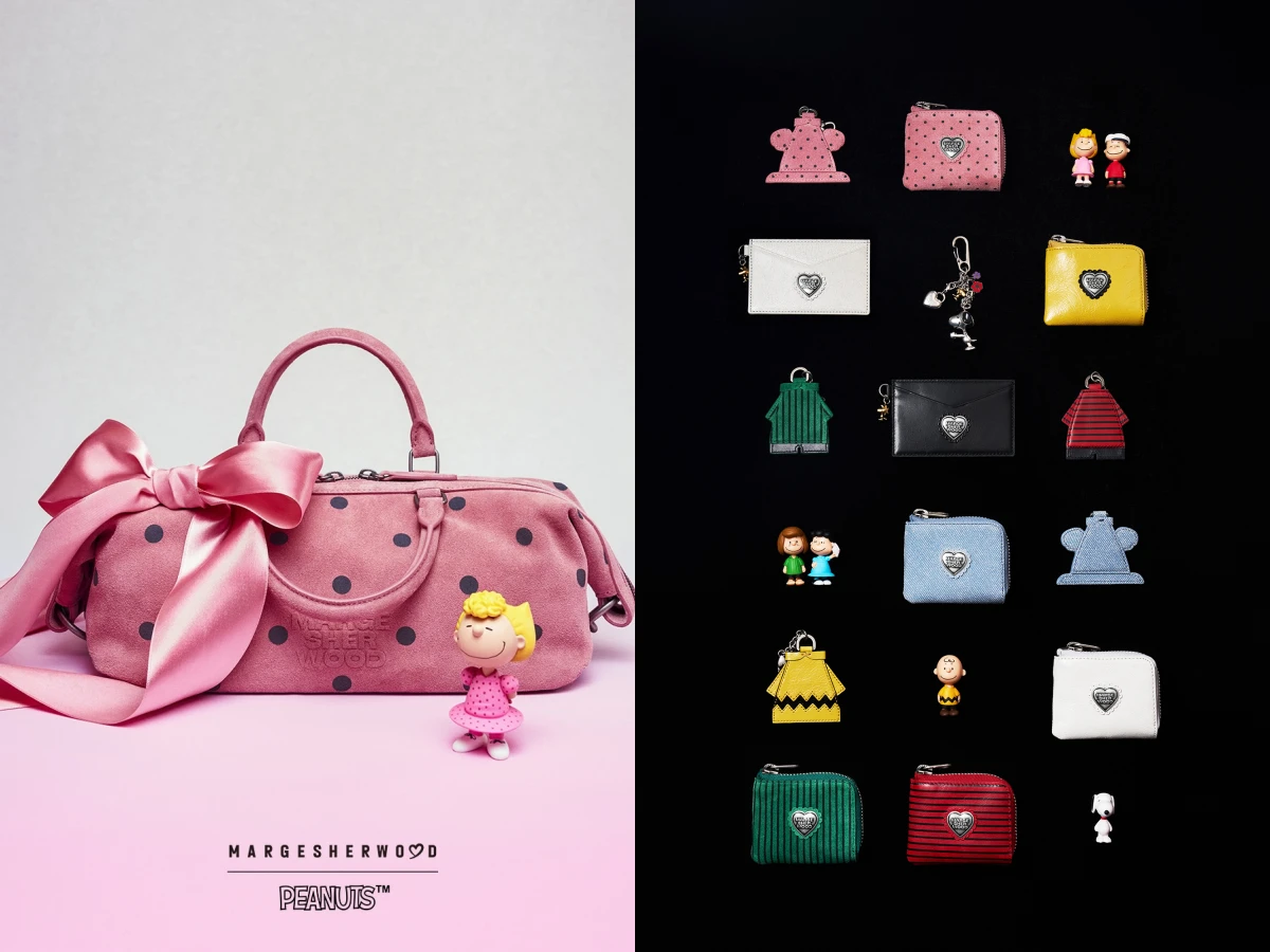 韓妞愛牌MARGESHERWOOD × 史努比聯名可愛爆擊！粉紅波士頓包、莎莉愛的告白字樣太Q