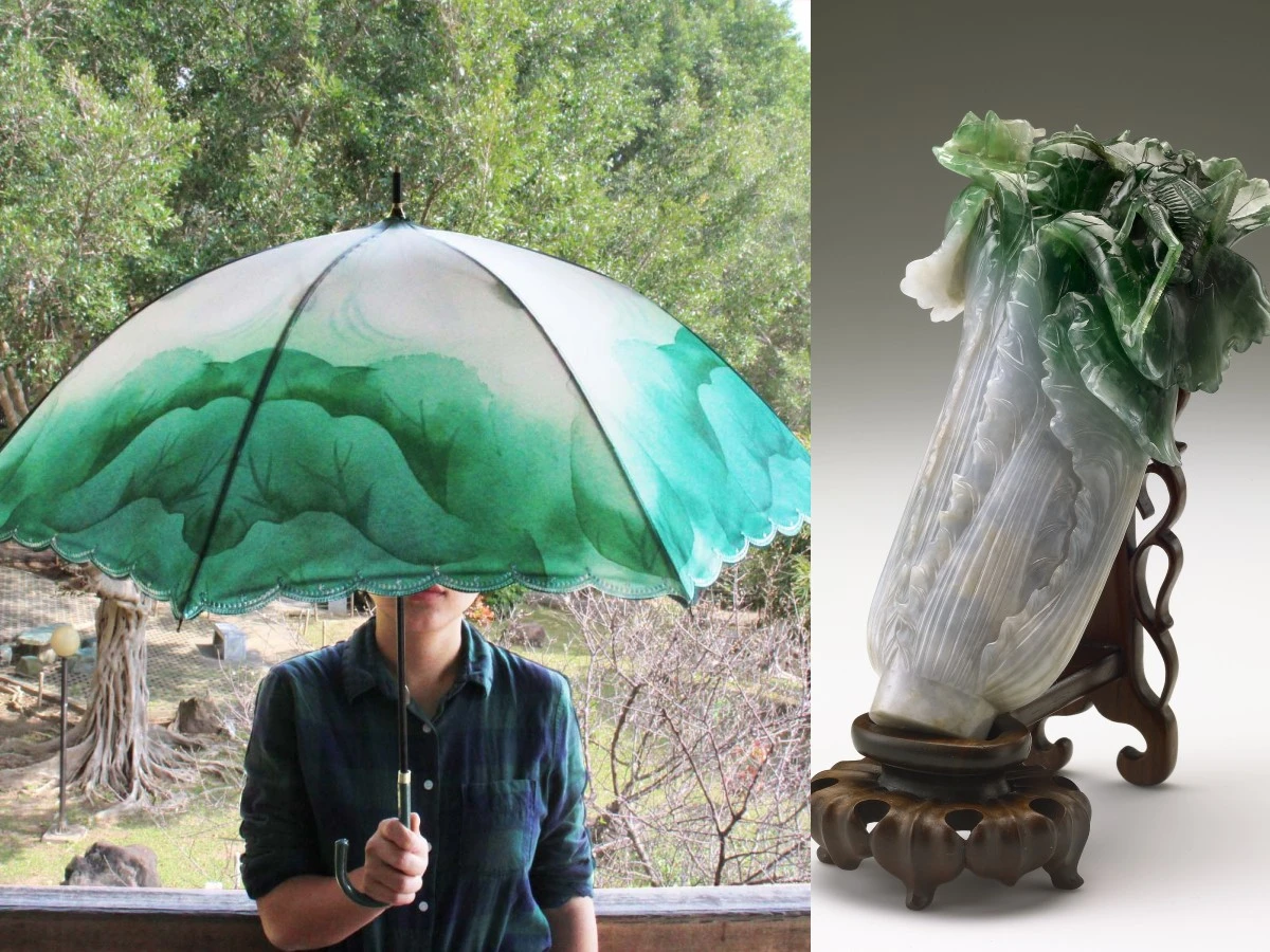 翠玉白菜雨傘