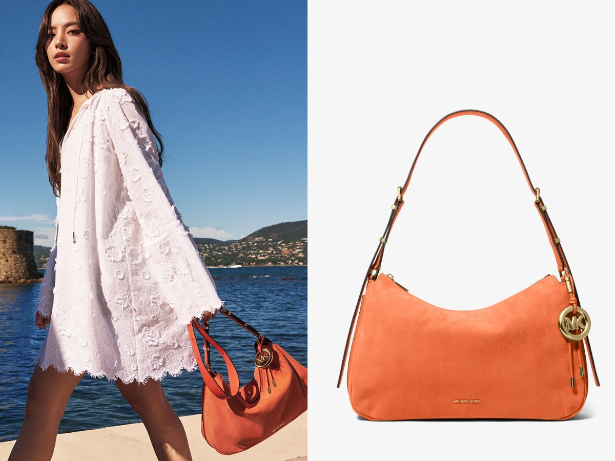 MICHAEL KORS NOLITA 橘色肩背包，NT.13,400