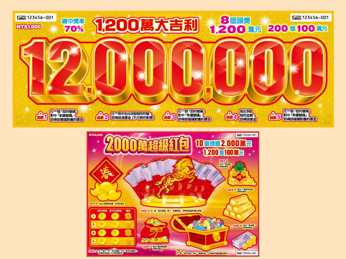 2026千元以上刮刮樂