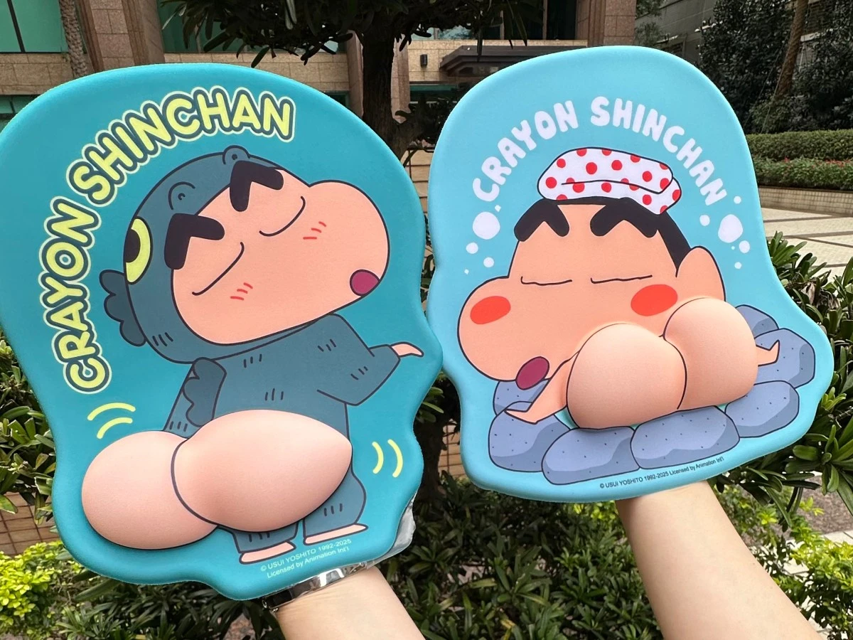 711蠟筆小新屁屁滑鼠墊
