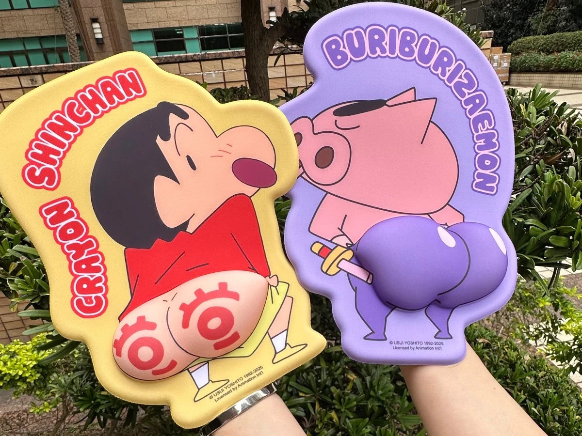 711蠟筆小新屁屁滑鼠墊2