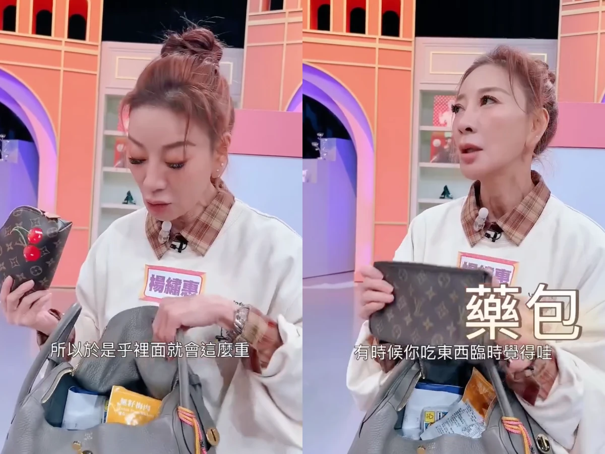 楊繡惠愛馬仕Lindy 30裝到爆