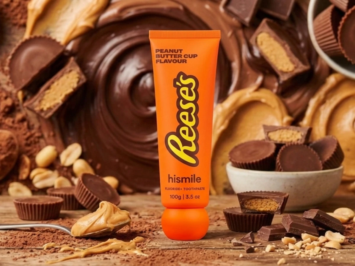 花生巧克力牙膏