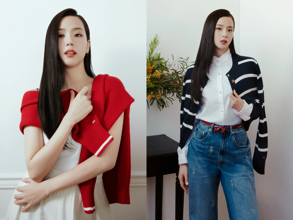 Jisoo針織衫穿搭曝光！「1穿法」秒變韓系鬆弛感，韓國女生春天都這樣穿