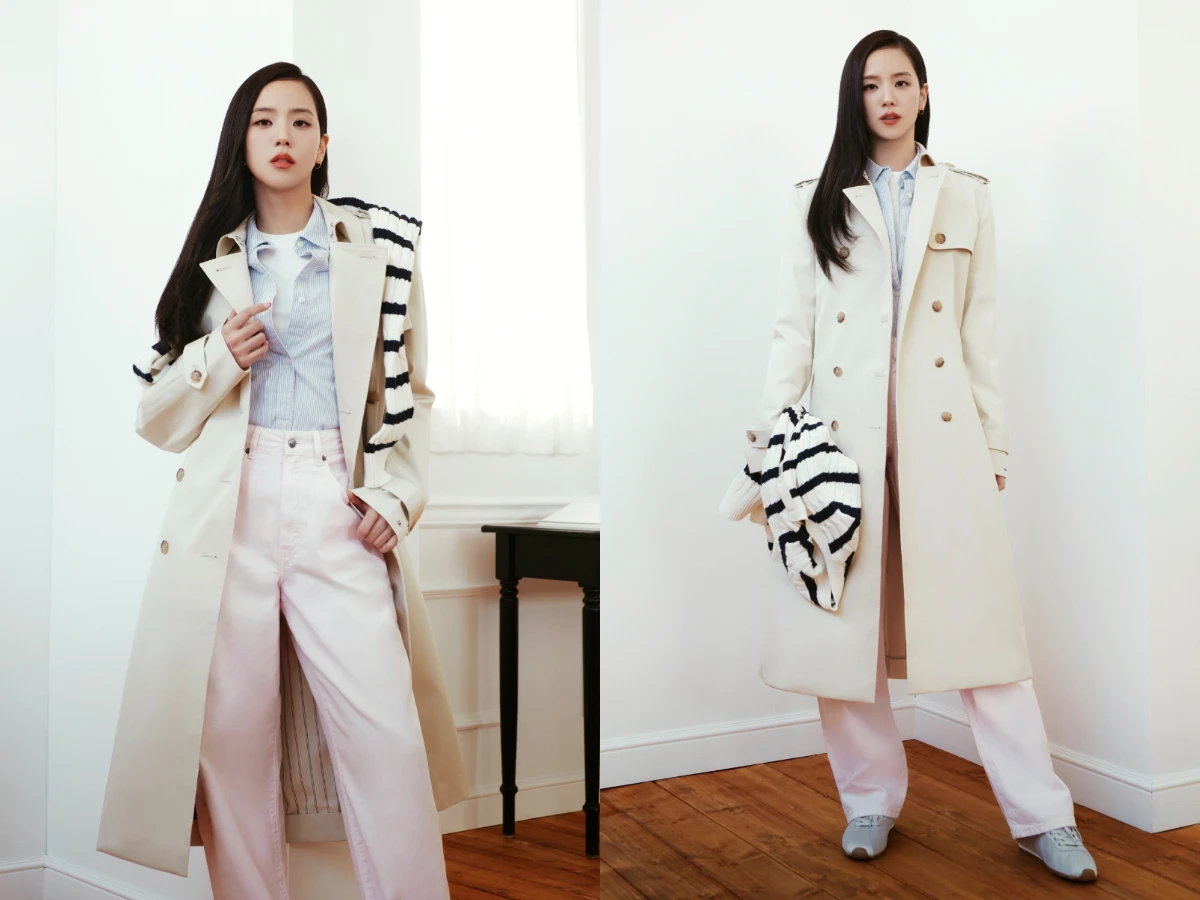 Jisoo 穿TOMMY HILFIGER