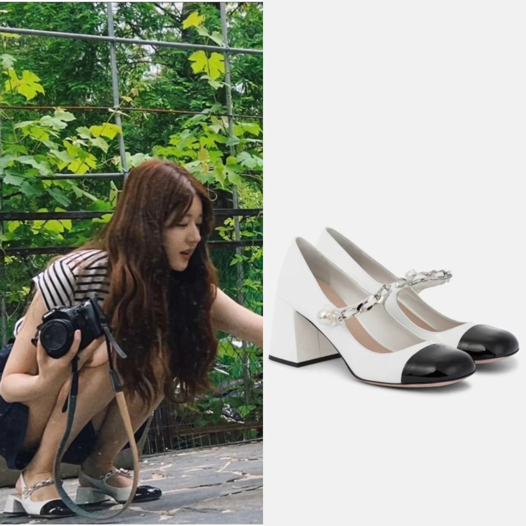 寬腳板也能穿！MIU MIU瑪莉珍鞋好穿不咬腳，趙露思私下也有收一雙～