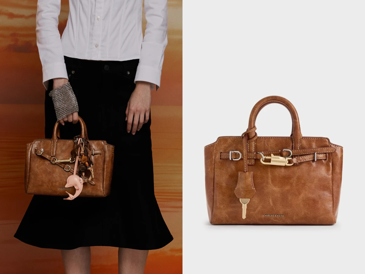 Delfina 小型鎖頭手提包，NT.2,990