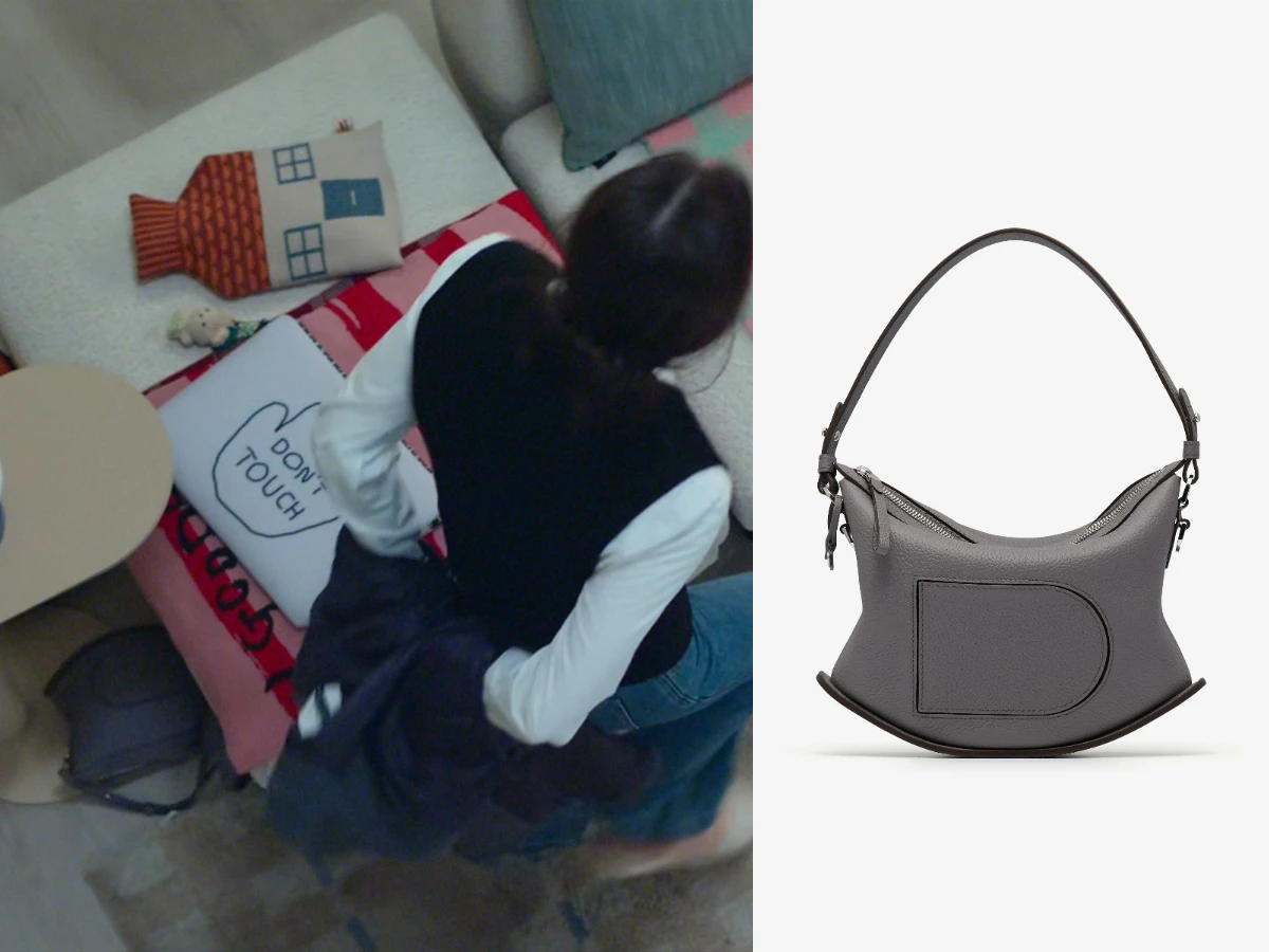 Delvaux Pin Swing石韻灰