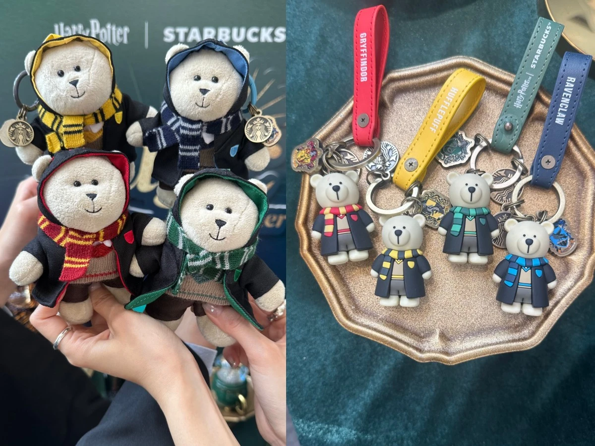 星巴克買一送一《哈利波特》聯名3/23開賣！學院袍熊寶寶怎麼買？霍格華茲「變色馬克杯」粉絲必收