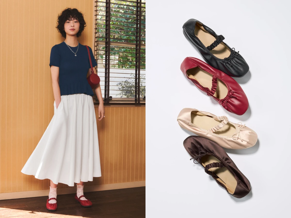 GU 芭蕾運動鞋(法式風格) ，NT.790