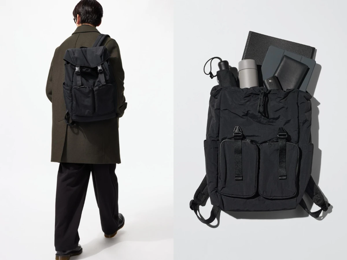 UNIQLO 男女適用 多口袋後背包，NT.1,290