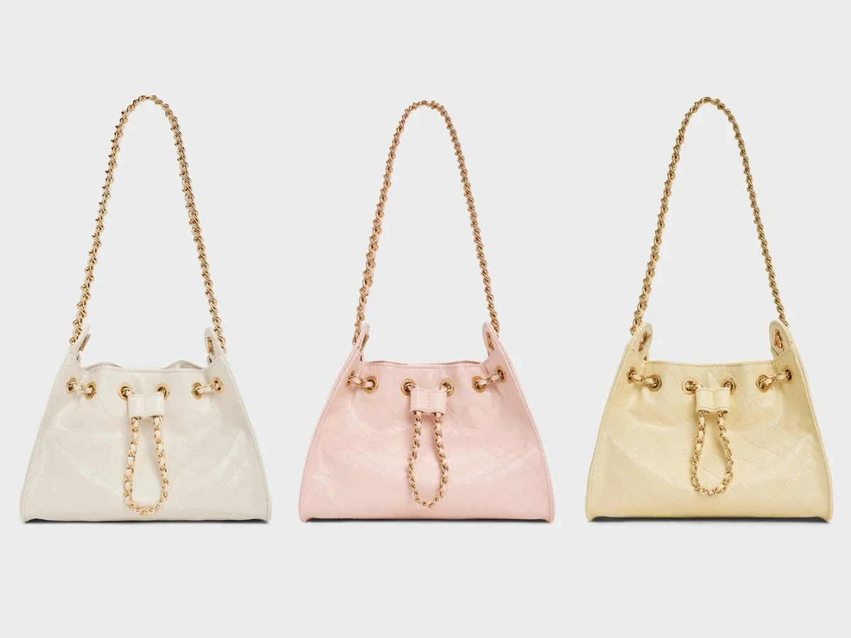 CHARLES & KEITH Duo 鍊條水桶包，NT.2,590
