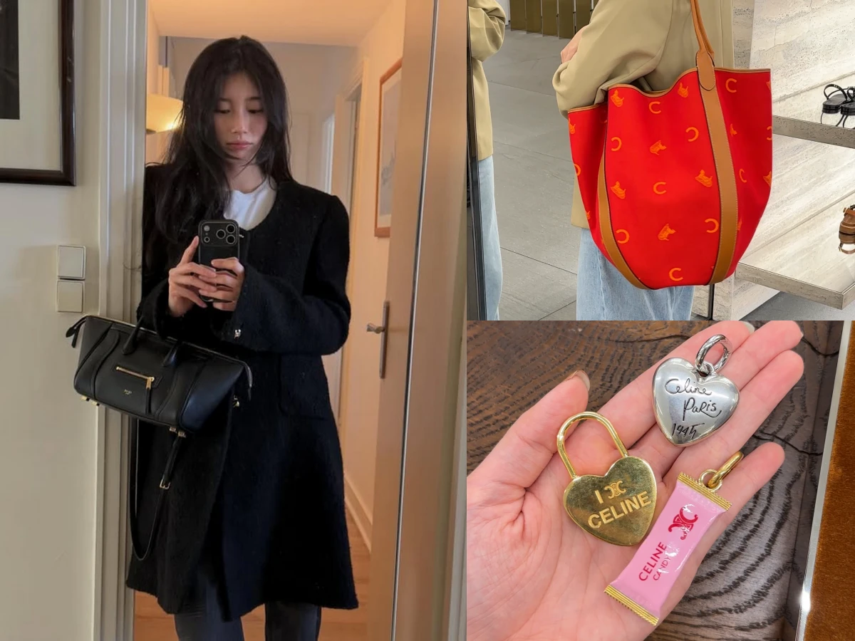 CELINE夏季新品亮點：絲巾成主角、中性輪廓、老花新色、半月包新尺寸更好駕馭！
