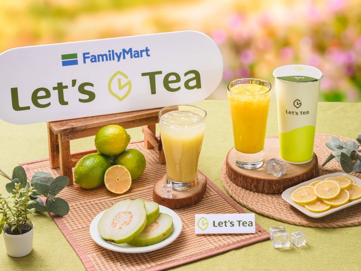 【新聞資料照01】「全家」Let_s Tea果茶類飲品2025年熱銷破億；據此，「全家」將Let_s Tea春夏果茶雙星「柳丁橙柚綠」與「芭C檸檬綠」改版升級。